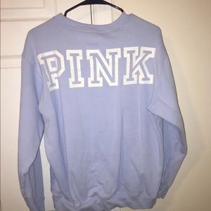 Blue VS Pink Crew Neck Sweatshirt
